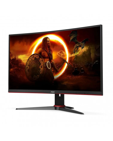 Монитор 27" AOC C27G2E Black-Red (VA, Curved, nonGLARE, 165 Hz, 250 cd/m2, H178°/V178°, 4000:1, 80M:1, 16.7M, 4ms, VGA, 2xHDMI, 