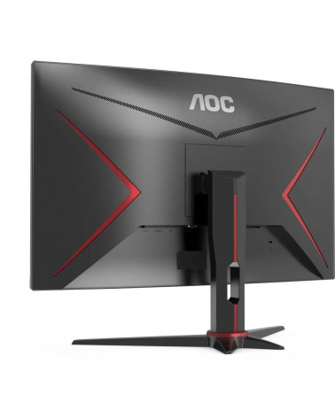 Монитор 27" AOC C27G2E Black-Red (VA, Curved, nonGLARE, 165 Hz, 250 cd/m2, H178°/V178°, 4000:1, 80M:1, 16.7M, 4ms, VGA, 2xHDMI, 