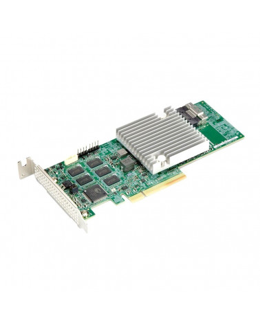 RAID-контроллер SuperMicro AOC-S3908L-H8IR-16DD-O 8 internal SAS3 ports, Supports up to 16 physical devices w/expander,1x SlimSA