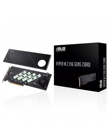 Плата расширения ASUS HYPER M.2 X16 GEN5 CARD /PCIE 5.0 M.2 X16, ADD ON CARD 