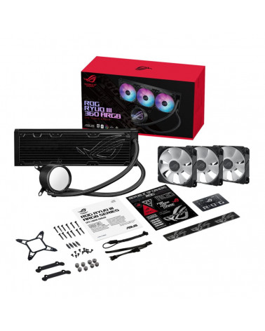 Жидкостная система охлаждения ASUS ROG RYUO III 360 ARGB /AIO COOLER,ASETEK,EMMA,ARGB,AURA (90RC00I1-M0UAY0) /AIO COOLER,ASETEK,