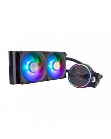 Жидкостная система охлаждения Cooler Master PL240 Flux, LGA1700  |MLY-D24M-A23PZ-R1| PL240 Flux, 240 x 27mm wide radiator, 120mm