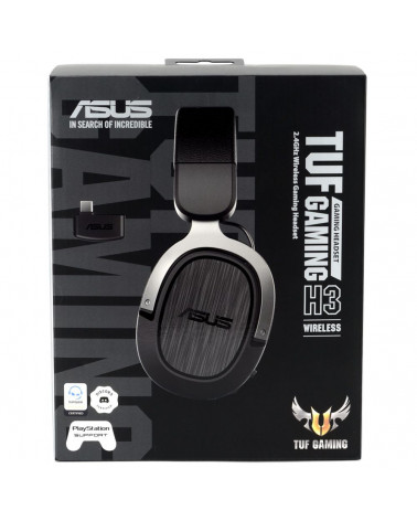 Гарнитура ASUS TUF GAMING H3 WIRELESS Headset w/ Mic Wireless (2.4/USB) 346g 20-20000Hz 50mm Drivers RTL (784689) 