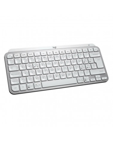 Клавиатура Logitech Клавиатура беспроводная Logitech MX Keys Mini Pale Gray Компактная, серая, Bluetooth LE/Logi Bolt, автоматич