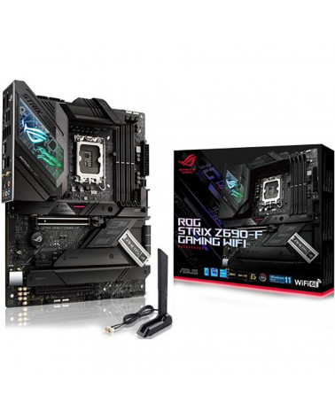 Материнская плата ASUS ROG STRIX Z690-F GAMING WIFI LGA1700 ATX 4xDDR5 2xPCIEx16 1xPCIEx1 4xM.2 HDMI DP 2.5GLAN WIFI (441762)