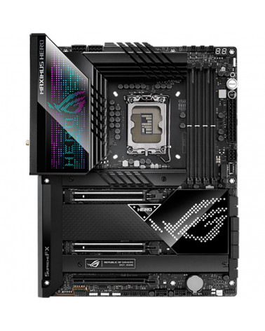 Материнская плата ASUS ROG MAXIMUS Z690 HERO LGA1700 ATX 4xDDR5 3xPCIEx16 3xM.2 HDMI USBC 2.5GLAN WIFI (455493)