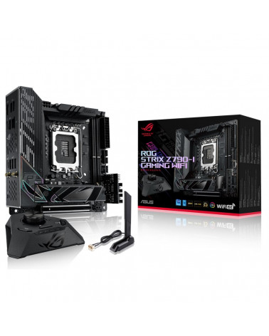 Материнская плата ASUS ROG STRIX Z790-I GAMING WIFI /LGA1700,Z790,USB3.2 GEN 2X2,MB (90MB1CM0-M0EAY0) /LGA1700,Z790,USB3.2 GEN 2