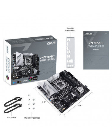 Материнская плата ASUS PRIME Z790M-PLUS D4 /LGA1700,Z790,USB3.2 GEN 2,MB (90MB1D20-M0EAY0) /LGA1700,Z790,USB3.2 GEN 2,MB (90MB1D