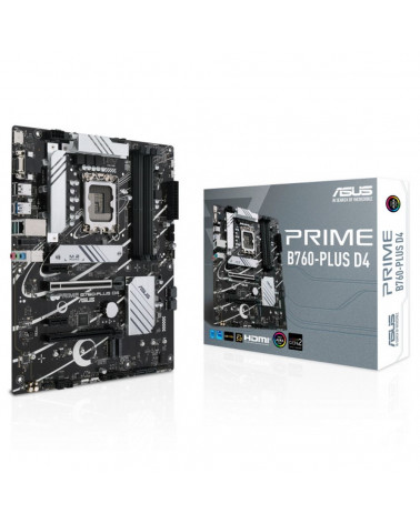 Материнская плата ASUS PRIME B760-PLUS D4 /LGA1700,B760,USB 3.2 GEN 2X2,AURA,MB (90MB1CW0-M0EAY0) /LGA1700,B760,USB 3.2 GEN 2X2,