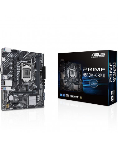 Материнская плата ASUS PRIME H510M-K R2.0 LGA1200 mATX 2xDDR4 PCIEx16 PCIEx1 1xM.2 HDMI VGA