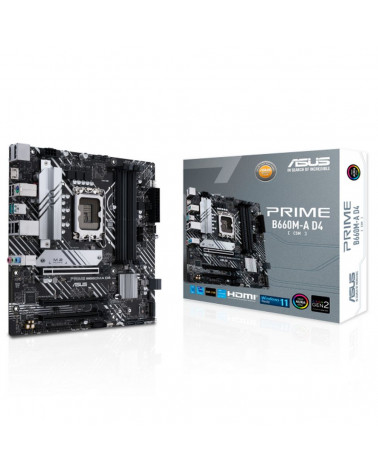 Материнская плата ASUS PRIME B660M-A D4-CSM LGA1700 mATX 4xDDR4 3xPCIEx16 2xM.2 DP HDMI