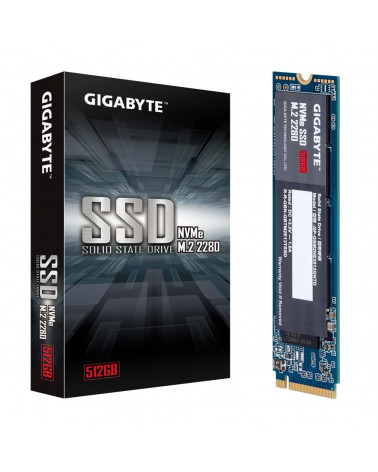 Твердотельный накопитель SSD Gigabyte 512GB M.2 2280 GP-GSM2NE3512GNTD Client PCIe Gen3x4 with NVMe, 1700/1550, IOPS 270/340K, M