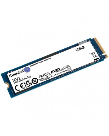 Твердотельный накопитель SSD Kingston M.2 2280 250GB  NV2 Client SSD SNV2S/250G NVMe™ PCIe Gen 4.0 x 4, 3000/1300, 80TBW,(actual