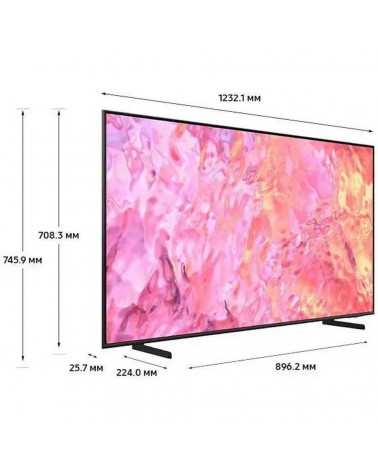 55" Телевизор Q-LED SAMSUNG QE55Q60CAUXCE