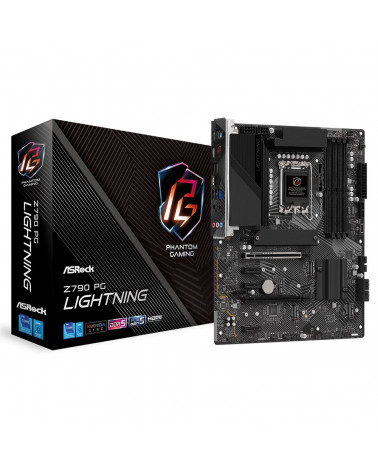 Материнская плата ASRock Z790 PG LIGHTNING, Socket 1700, Intel®Z790, 4xDDR5-4800, HDMI, 2xPCI-Ex16, 3xPCI-Ex1, 4xSATA3(RAID 0/1/