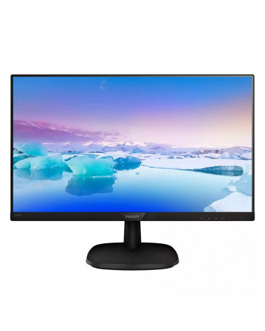 Монитор Philips 23.8" 243V7QDSB (00/01) Black (IPS, 1920x1080, D-sub+DVI+HDMI, 5 ms, 178°/178°, 250 cd/m, 10M:1), (742348) 