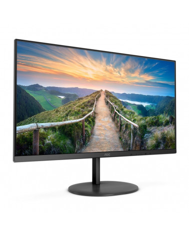 Монитор AOC 27" Q27V4EA Black (IPS, 2560x1440, HDMI+DP, 4 ms, 178°/178°, 250 cd/m, 1000:1 (20M:1), MM) (189880) 