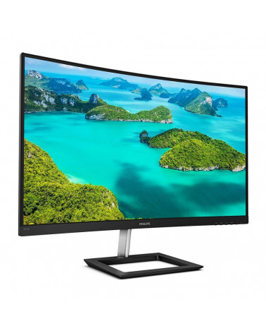 Монитор Philips 322E1C 31.5" (00/01) Black (VA, 1920x1080, D-sub+HDMI+DP, 4 ms, 178°/178°, 250 cd/m, 3000:1, Curved) (758486/758