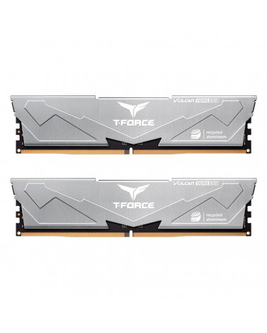 Модуль памяти DDR5 TEAMGROUP T-Force Vulcan ECO 32GB (2x16GB) 6000MHz CL30 (30-36-36-76) 1.35V / FLESD532G6000HC30DC01 / Silver