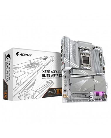 Материнская плата Gigabyte X870 AORUS ELITE WF7 ICE, RTL