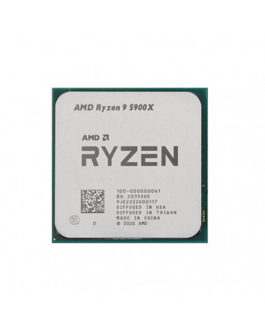 Центральный Процессор AMD RYZEN 9 5900X OEM (Vermeer, 7nm, C12/T24, Base 3,70GHz, Turbo 4,80GHz, Without Graphics, L3 64Mb, TDP 