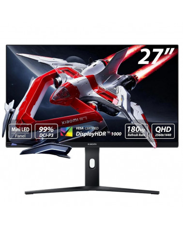 Монитор 27" Xiaomi Mini LED Gaming Monitor G Pro 27i Black-White (Fast IPS, 2560x1440,  HDMI+HDMI+DP+DP, 1 ms, 178°/178°, 600 cd