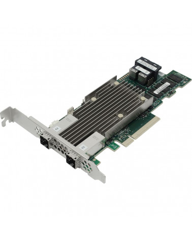 RAID-контроллер Broadcom 9480-8I8e SGL (05-50031-00) PCIe 3.1 x8 LP, SAS/SATA/NVMe, RAID 0,1,5,6,10,50,60, 16port(2 * int SFF864