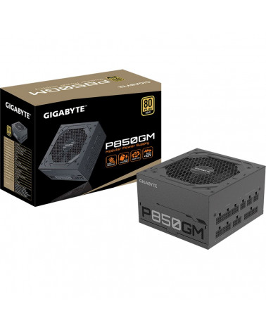 Блок питания Gigabyte P850GM GP-P850GM 850W, 80 Plus, Gold, Полностью модульный, RTL (551865) 