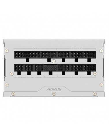 Блок питания ПК Gigabyte AE1000PM PG5 ICE 1000W, 80Plus, Platinum, Полностью модульный, PCIe Gen 5.1, ATX 3.0 compatible. 28200-