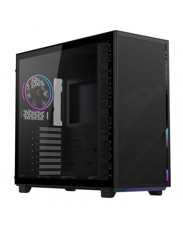 Корпус для ПК Gigabyte AORUS C400G MidTower, ATX, USB-C x1, USB 3.0 x2, Audio I/O, Black,TG