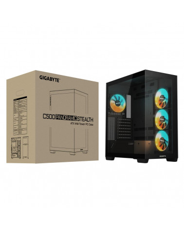 Корпус Gigabyte C500P ST Black