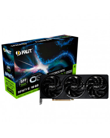 Видеокарта Palit RTX4070Ti SUPER INFINITY 3 OC 16GB GDDR6X 256bit 3xDP HDMI 3FAN RTL