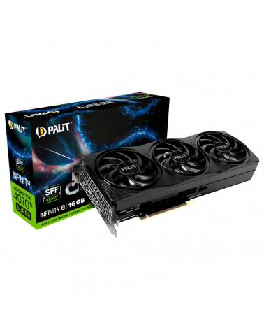 Видеокарта Palit RTX4070Ti SUPER INFINITY 3 OC 16GB GDDR6X 256bit 3xDP HDMI 3FAN RTL