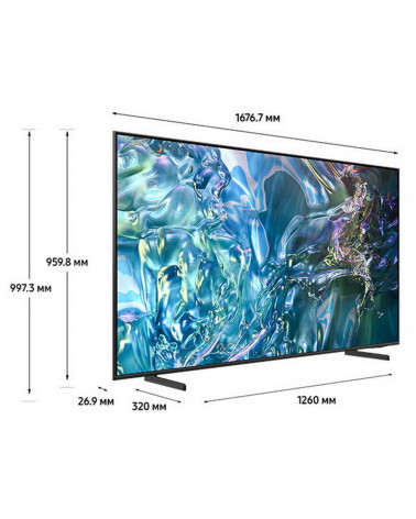 75" Телевизор Q-LED SAMSUNG QE75Q60DAUXRU