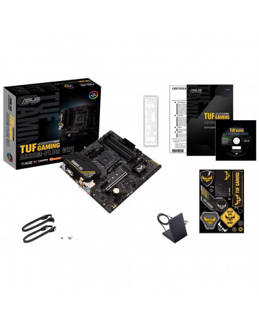 Материнская плата ASUS TUF GAMING A520M-PLUS WIFI AM4 mATX 4хDDR4 1xPCIEx16 2xPCIEx1 1xM.2 DP HDMI VGA