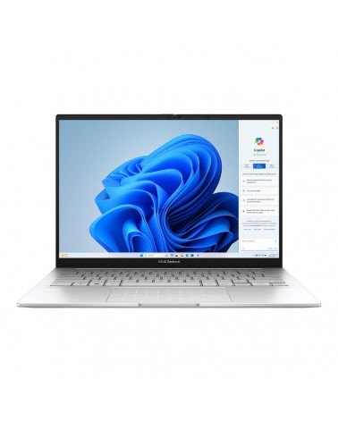 Ноутбук ASUS Zenbook 14 OLED UX3405MA-QD613 Intel Core Ultra 5 Processor 125H/16Gb/SSD512GB/14"/OLED/FHD/NoOS/Foggy Silver (90NB