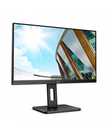 Монитор AOC 23.8" 24P2Q Black (IPS, 1920x1080, D-sub+DVI+HDMI+DP, 4 ms, 178°/178°, 250 cd/m, 1000:1 (50M:1), MM, Pivot), (147293