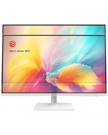 Монитор 27" MSI Modern MD2712PW White (IPS, 1920x1080, HDMI+Type C, 1 ms, 178°/178°, 300 cd/m, 1000:1 (100M:1), 100Hz) 