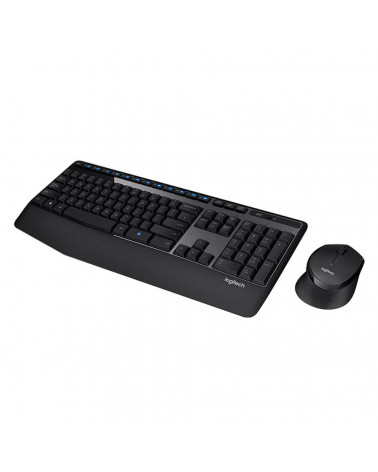 Комплект клавиатура и мышь Logitech Комплект беспроводной Logitech Wireless Combo MK345 |920-008534| клавиатура черная, 104 клав