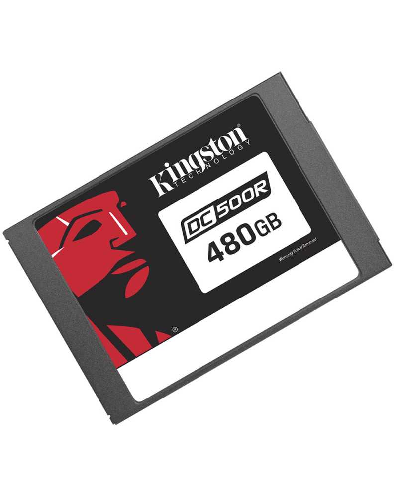 2.5" 480GB Kingston DC500R Enterprise SSD SEDC500R/480G SATA 6Gb/s, 555/500, IOPS 98/12K, MTBF 2M, SEDC500R/480G 3D TLC, 438TBW,