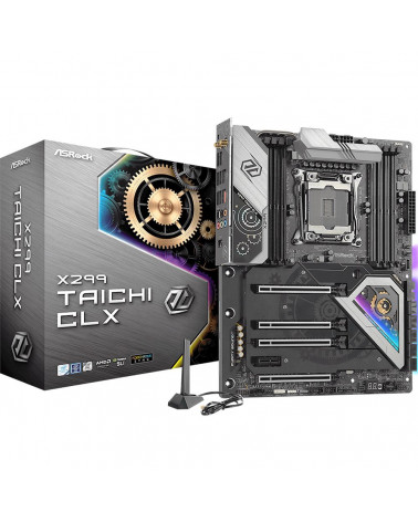 Материнская плата ASRock X299 TAICHI CLX, Socket 2066, Intel®X299, 8xDDR4-2666, 4xPCI-Ex16, 1xPCI-Ex1, 10xSATA3(RAID 0/1/5/10), 