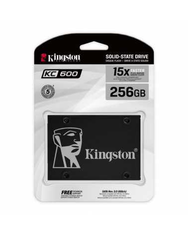 2.5" 256GB Kingston KC600 Client SSD SKC600/256G SATA 6Gb/s, 550/500, IOPS 90/80K, MTBF 1M, 3D TLC SKC600/256G 150TBW, RTL (3001