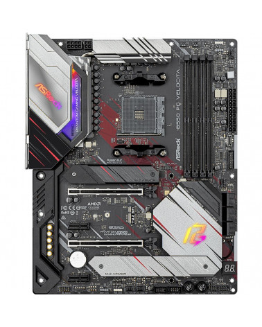 Материнская плата ASRock B550 PG VELOCITA, Socket AM4, AMD B550, 4xDDR4-3200, HDMI, 2xPCI-Ex16, 2xPCI-Ex1, 6xSATA3(RAID 0/1/10),