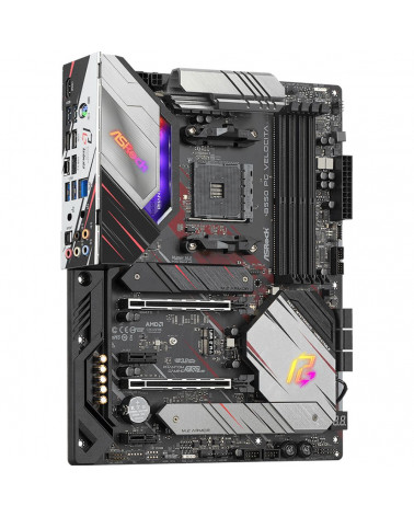Материнская плата ASRock B550 PG VELOCITA, Socket AM4, AMD B550, 4xDDR4-3200, HDMI, 2xPCI-Ex16, 2xPCI-Ex1, 6xSATA3(RAID 0/1/10),