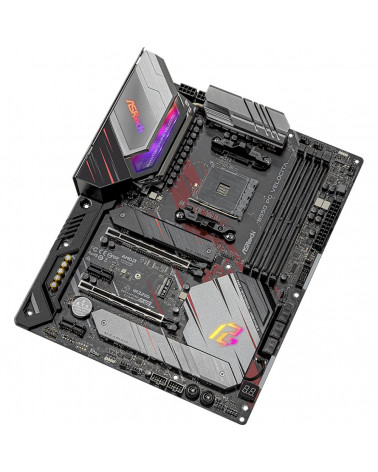 Материнская плата ASRock B550 PG VELOCITA, Socket AM4, AMD B550, 4xDDR4-3200, HDMI, 2xPCI-Ex16, 2xPCI-Ex1, 6xSATA3(RAID 0/1/10),