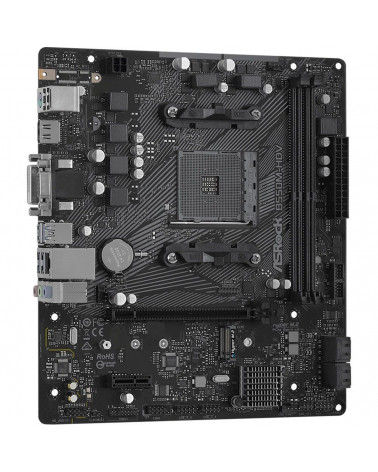 Материнская плата ASRock B550M-HDV, Socket AM4, AMD B550, 2xDDR4-3200, D-SUB+DVI-D+HDMI, 1xPCI-Ex16, 1xPCI-Ex1, 4xSATA3(RAID 0/1