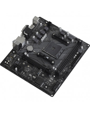 Материнская плата ASRock B550M-HDV, Socket AM4, AMD B550, 2xDDR4-3200, D-SUB+DVI-D+HDMI, 1xPCI-Ex16, 1xPCI-Ex1, 4xSATA3(RAID 0/1