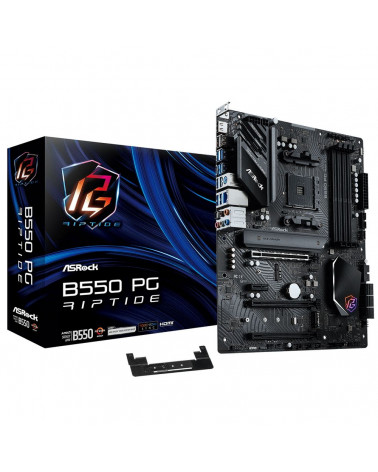 Материнская плата ASRock B550 PG RIPTIDE, Socket AM4, AMD B550, 4xDDR4-3200, HDMI, 3xPCI-Ex16, 1xPCI-Ex1, 6xSATA3(RAID 0/1/10), 