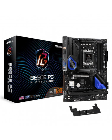 Материнская плата ASRock B650E PG RIPTIDE WIFI, Socket AM5, AMD B650, 4xDDR5-5200, HDMI, 2xPCI-Ex16, 1xPCI-Ex1, 4xSATA3(RAID 0/1