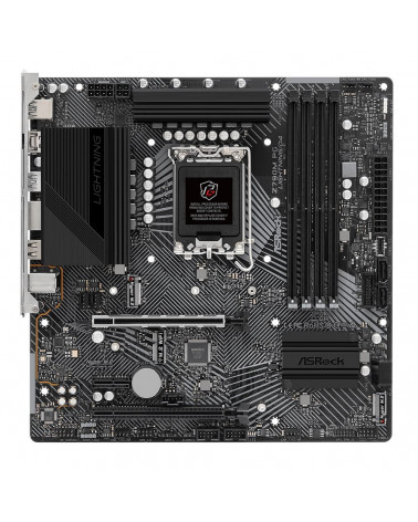 Материнская плата ASRock Z790M PG LIGHTNING/D4, Socket 1700, Intel®Z790, 4xDDR4-3200, HDMI, 2xPCI-Ex16, 1xPCI-Ex1, 4xSATA3(RAID 